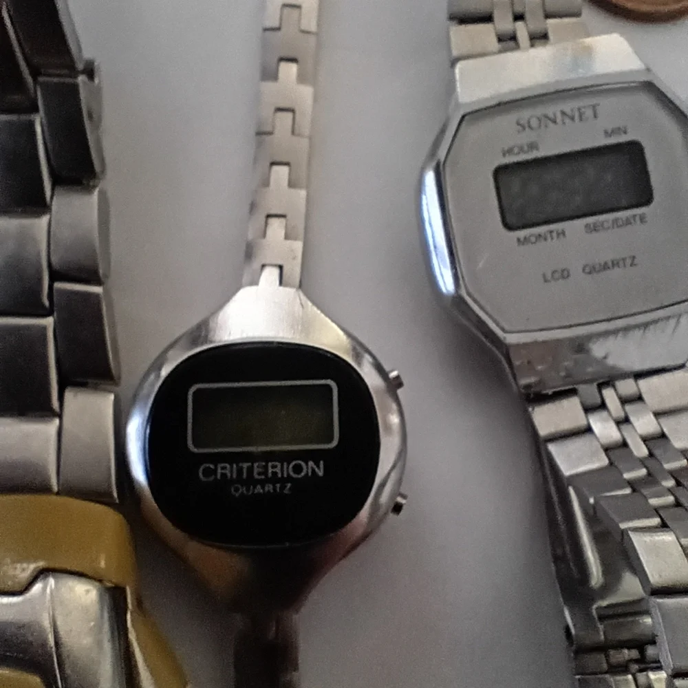 Lot Of Vintage Digital Watches